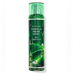 Bath & Body Works Vanilla Bean Noel body Mist full size 8oz NEW